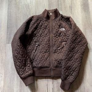 North Face Quilted Jacket EUC